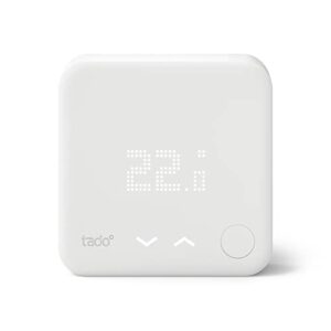 tado° smart home Thermostat (verkabelt) – Wifi Zusatzprodukt als Wandthermostat für digitale Einzelraumsteuerung per App – einfache Installation – Heizkosten sparen