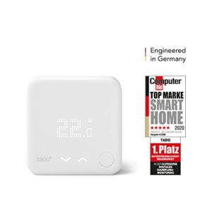 Alternative view of tado° smart home Thermostat (verkabelt) – Wifi Zusatzprodukt als Wandthermostat für digitale Einzelraumsteuerung per App – einfache Installation – Heizkosten sparen