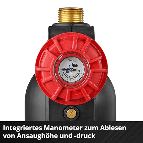 Einhell automatische Akku-Gartenpumpe AQUINNA 18/30 F LED AUTOMATIC Power X-Change (18 V, max. 3000 L/h, max. 28 m Förderhöhe, Automatikfunktion, 2 Akku-Steckplätze, ohne Akku) – Bild 9