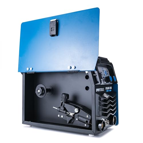 IPOTOOLS FLUX-135 Fülldraht Schweißgerät Ohne Gas 135A – 3-in-1 FLUX/ARC/MMA Inverter Schweißgerät mit Synergischem Drahtvorschub, IGBT, 230V, Kompakt & Tragbar – 7 Jahre Garantie – Bild 5