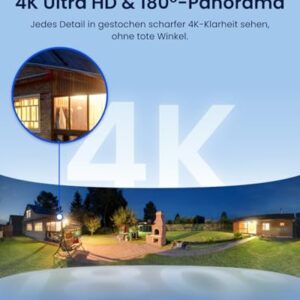 Alternative view of Reolink Elite Floodlight WiFi, 4K Wi-Fi 6 Überwachungskamera Aussen mit 3000 Lumen Flutlicht, Dimmbares Licht(3000K~6000K), WLAN Kamera Outdoor, Lokale KI-Videosuche, 180° Panoramablick, KI-Erkennung