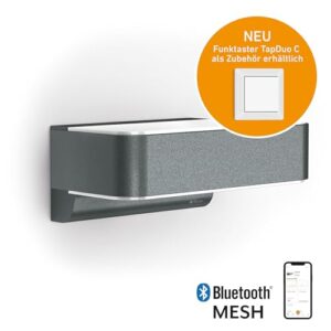 Alternative view of Steinel Außenleuchte L 810 SC anthrazit, 9,8 W, LED Wandleuchte Connect, 160° iHF-Bewegungsmelder, vernetzbar, per App bedienbar, Aluminium…
