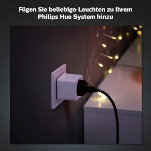 Alternative view of Philips Hue 3er Pack Smart Plug weiß, smarte Steckdose, kompatibel mit Amazon Alexa (Echo, Echo Dot), 8,4 x 5,1 x 5,1 cm