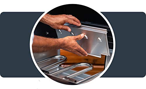 Campingaz Gasgrill 4 Series Premium, BBQ Gas-Grillwagen, 4-Brenner aus Edelstahl mit 13.6 kW, Deckel, Thermometer, InstaClean Aqua, Culinary Modular System, Außenküche – Bild 4