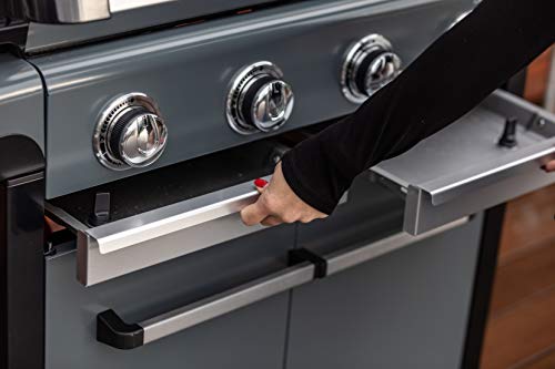 Campingaz Gasgrill 4 Series Premium, BBQ Gas-Grillwagen, 4-Brenner aus Edelstahl mit 13.6 kW, Deckel, Thermometer, InstaClean Aqua, Culinary Modular System, Außenküche – Bild 7