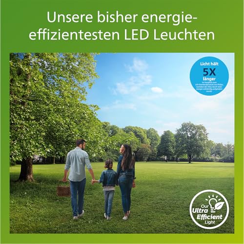 Philips Ezra ultraeffiziente Solar-Sockelleuchte für den Außenbereich mit Sensor, 3000K weißes Licht, 250/25lm, Schwarz – Bild 5
