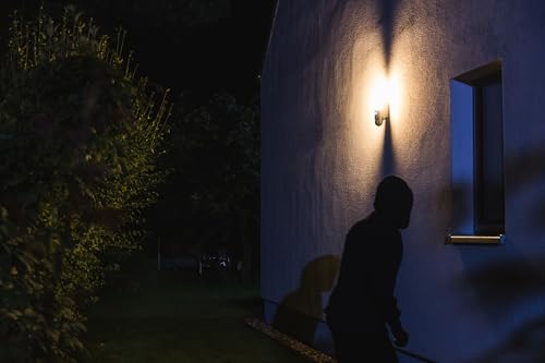 OSRAM SMART Außenwandleuchte mit steuerbarer HD-Kamera, Bewegungsmelder und WiFi-Steuerung, IP44-Schutz, für Eingang und Terrasse, Dark Gray – Bild 4
