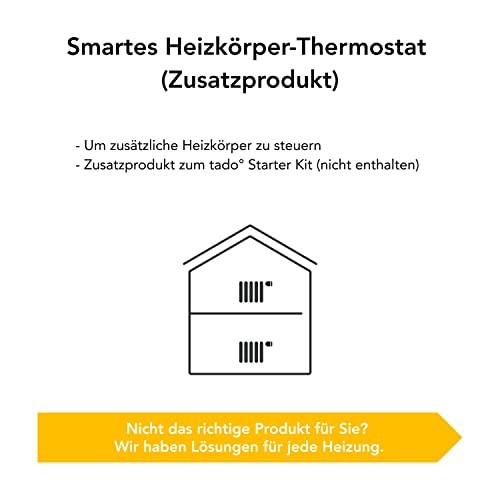 tado° smartes Heizkörperthermostat 3er-Pack – Wifi Zusatzprodukt als Thermostat für Heizung und digitale Einzelraumsteuerung per App – einfache Installation – Heizkosten sparen – Bild 2