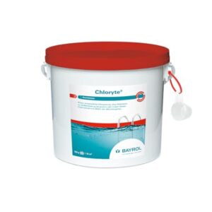 BAYROL Chloryte 5 kg | Anorganisches Chlor Granulat ohne Cyanursäure, zur Stoßbehandlung bei Wasserproblemen. Calciumhypochlorit, hochkonzentriert - sofortige Wirkung gegen Algen, trübes Wasser