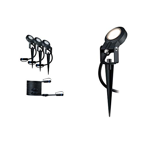 Paulmann 93689 Plug & Shine LED Außenleuchte Sting incl. 3x6 Watt dimmbar Gartenspieß Anthrazit Gartenleuchte Alu Außenbereich 3000 K – Bild 14
