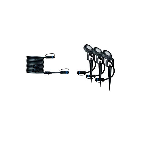 Paulmann 93689 Plug & Shine LED Außenleuchte Sting incl. 3x6 Watt dimmbar Gartenspieß Anthrazit Gartenleuchte Alu Außenbereich 3000 K – Bild 15