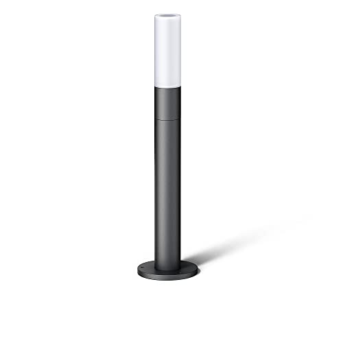 Steinel LED Wegeleuchte GL 65 Anthrazit, Opalglas, Aluminium Standleuchte, Gartenleuchte warmweiß, 77 cm hoch