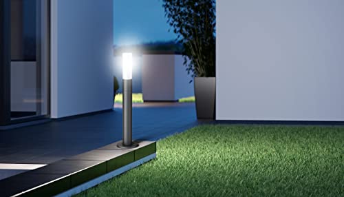 Steinel LED Wegeleuchte GL 65 Anthrazit, Opalglas, Aluminium Standleuchte, Gartenleuchte warmweiß, 77 cm hoch – Bild 2