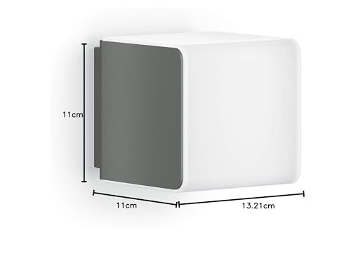 Steinel LED Außenleuchte L 830 SC Connect, smarte Wandleuchte außen, Bewegungsmelder, dimmbar, vernetzbar per App, Zeitschaltuhr, 3000 K, Anthrazit – Bild 10