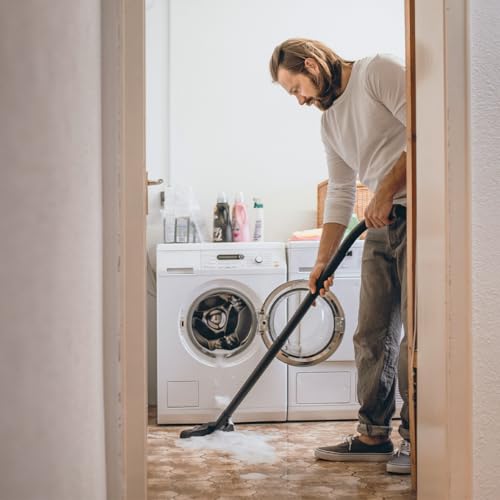 Kärcher WD 4 S V-20/5/22 Nass-& Trockensauger, 20 l Edelstahlbehälter, 1000 W, 5 m Kabel, 2,2 m Saugschlauch, Clips-Bodendüse, „Pull & Push“-Verschlusssystem, Gelb – Bild 6