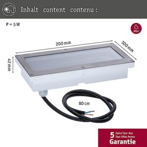Alternative view of Paulmann Outdoor 230V BodenEBL Brick IP68 mit Bewe