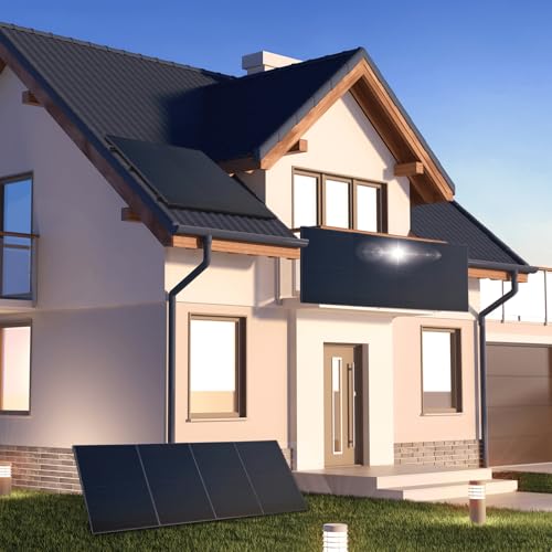 SUNNIVA® 2000W Balkonkraftwerk mit 4.48 kWh Speicher MARSTEK 2x B2500-D, BIFAZIAL FULLBLACK komplett Steckdose, PV Solaranlage Komplettset mit Solarspeicher, 4x 500W N-Type Glas-Glas Bifacial Module – Bild 9