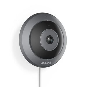Reolink 6MP PoE Überwachungskamera Innen mit 360° Blick, Fisheye IP Kamera für Haus/Büro Sicherheit, Personenerkennung, 2-Wege Audio, Decken-/Wand-/Tisch-Installation, Mehrere Display-Ansichten, FE-P
