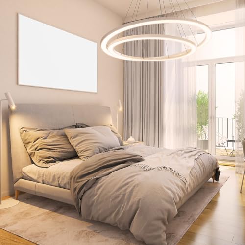 Infrarotheizung mit Thermostat | Fernbedienung und App Steuerung | BLANK 450W (70,5 x 60,5cm) | Infrarotheizkörper Elektroheizung Wandheizung Heizkörper elektrische Heizung Infrarot Heizpaneel – Bild 5