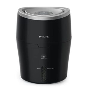 Philips Series 2000 Luftbefeuchter – für Räume bis 40 m², mit NanoCloud-Technologie, 3 Geschwindigkeitsstufen, Sleep-Modus, 2-Liter-Tank (HU4814/10)