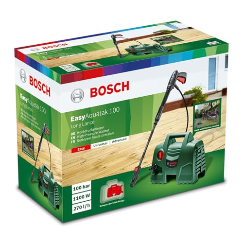 Bosch Easyaquatak 100 Long Lance 1100 W high-pressure cleaner, 3 m hose, max. 330 l / h, variable flat jet nozzle, packed – Bild 9