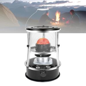 9000 Btu Petroleumheizung, Tragbare Zeltheizung for Camping Im Freien, Geeignet for Eisfischen, Jagen, Wandern, for Überlebensnotfälle Und Zur Verwendung Im Garten(Black)