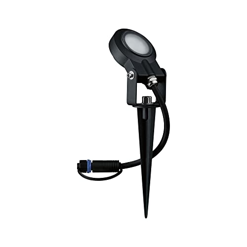 Paulmann 94729 Plug & Shine LED Außenleuchte Gartenstrahler Sting 3er-Set insektenfreundlich IP67 2200K 3x6,3W 75VA Anthrazit rund dimmbar – Bild 10