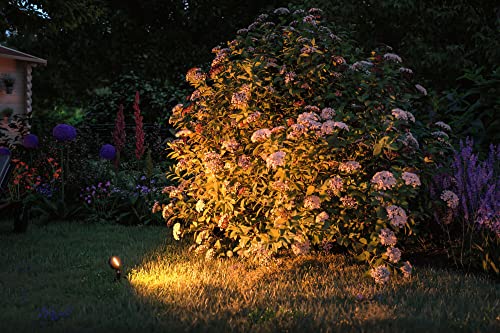 Paulmann 94729 Plug & Shine LED Außenleuchte Gartenstrahler Sting 3er-Set insektenfreundlich IP67 2200K 3x6,3W 75VA Anthrazit rund dimmbar – Bild 7