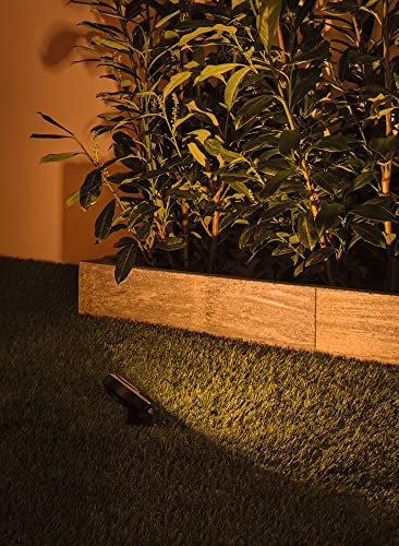 Paulmann 94729 Plug & Shine LED Außenleuchte Gartenstrahler Sting 3er-Set insektenfreundlich IP67 2200K 3x6,3W 75VA Anthrazit rund dimmbar – Bild 8