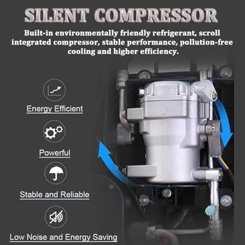 Wohnmobil-Dachklimaanlage mit Kühlfunktion, Parken DC-Klimaanlage für LKW, Wohnmobilanhänger, energiesparender elektrischer Scroll-Kompressor – Bild 5