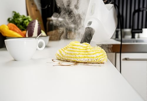 Kärcher Dampfreiniger SC 1 Multi, Aufheizzeit: 30 s, Heizleistung: 1.300 W, Flächenleistung: 30m², Tank: 200 ml, für eine komfortable und porentiefe Reinigung, Weiss – Bild 5
