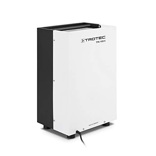 TROTEC Gewerbe Luftentfeuchter TTK 105 S mit Betriebsstundenzähler Bautrockner, Trocknung für Raumgröße bis 45 m² und 112,5 m³ Entfeuchtungsleistung 30 l pro Tag 5,2 l Tankvolumen Luftfilter