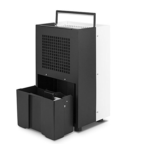 TROTEC Gewerbe Luftentfeuchter TTK 105 S mit Betriebsstundenzähler Bautrockner, Trocknung für Raumgröße bis 45 m² und 112,5 m³ Entfeuchtungsleistung 30 l pro Tag 5,2 l Tankvolumen Luftfilter – Bild 4