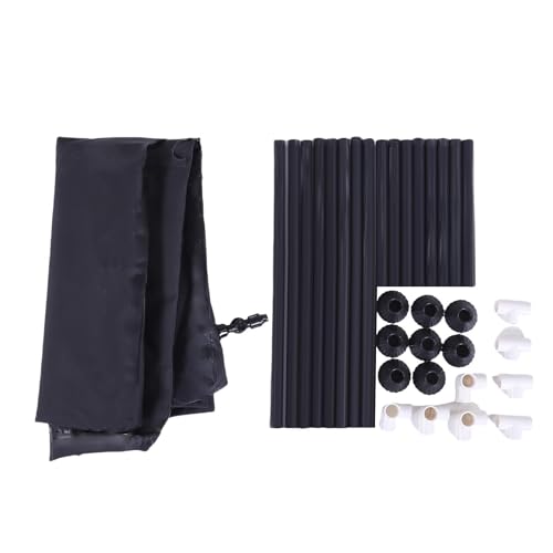 HUSHUI Über Gemahlener Schwimmbad, Kleiner Tiefer Pool 37.4x37,4x7,9 Zoll Punktionsschutz Triple Layer PVC -Material für Garten Im Freien, mit Robustem Rahmen für Kleinkinder und – Bild 6
