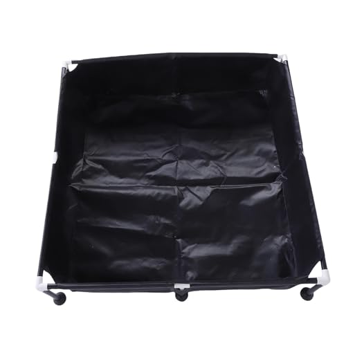 HUSHUI Über Gemahlener Schwimmbad, Kleiner Tiefer Pool 37.4x37,4x7,9 Zoll Punktionsschutz Triple Layer PVC -Material für Garten Im Freien, mit Robustem Rahmen für Kleinkinder und – Bild 9