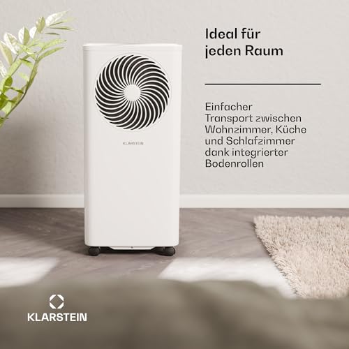 Klarstein mobile Klimaanlage mit Abluftschlauch, 9000 BTU - praktischer Luftentfeuchter, Ventilator & Kühler in einem, inklusive Kit - ideal für Räume bis 31 qm – Bild 4