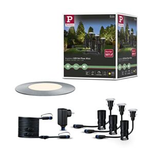Paulmann Leuchten Paulmann 93697 Outdoor Plug & Shine Floor Mini 3er-Basisset IP65 3000K 3 x 2,5W 24