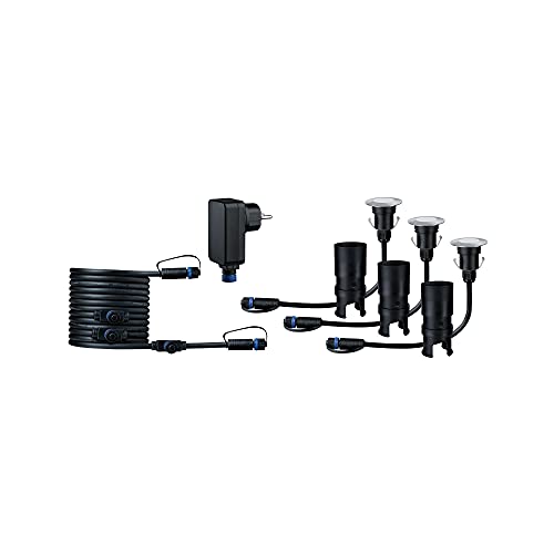 Paulmann Leuchten Paulmann 93697 Outdoor Plug & Shine Floor Mini 3er-Basisset IP65 3000K 3 x 2,5W 24 – Bild 15