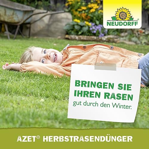Neudorff Azet HerbstRasenDünger - Organischer Bio-Dünger für 400 m² stärkt die Frosthärte und sorgt für einen dichten, kräftigen Rasen im Frühjahr, 20 kg – Bild 6