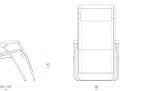 Alternative view of Lafuma Mobilier LFM2039-8721 RSXA Clip Air Comfort, Coral Blure, Standard