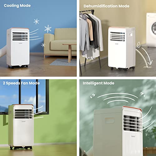 Comfee Mobiles Klimagerät Mobile 8000 Pro, 8000 BTU 2,3kW, Kühlen&Ventilieren&Entfeuchten, Raumgröße bis 78m³(29㎡), APP-Steuerung/Alexa/Google Home/IFTTT, Mobile Klimaanlage mit Abluftschlauch – Bild 5