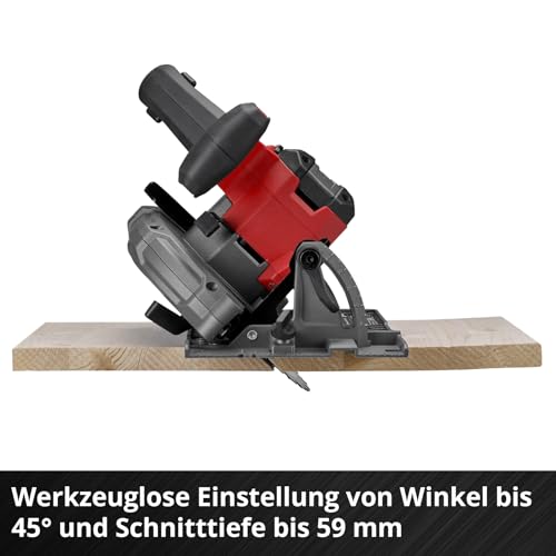 Einhell Professional Akku-Handkreissäge TP-CS 18/165 Li BL - Solo Power X-Change (18 V, Brushless, Ø 165 mm Sägeblatt, werkzeuglose Schnittwinkeleinstellung, ohne Akku) – Bild 8