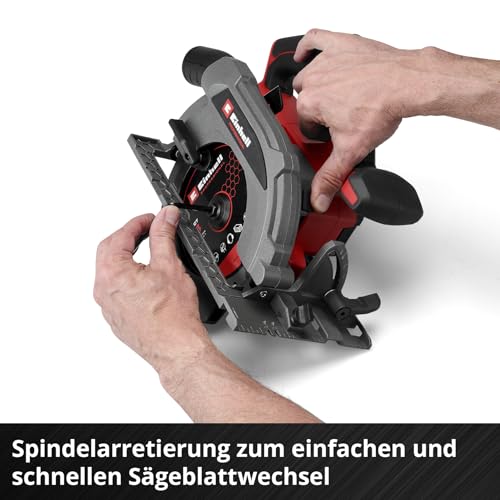 Einhell Professional Akku-Handkreissäge TP-CS 18/165 Li BL - Solo Power X-Change (18 V, Brushless, Ø 165 mm Sägeblatt, werkzeuglose Schnittwinkeleinstellung, ohne Akku) – Bild 9