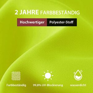 Alternative view of Sekey 200 × 300 cm Aluminum Sonnenschirm Marktschirm Gartenschirm Terrassenschirm Sonnenschutz Apfelgrün UV 50 Rechteckig