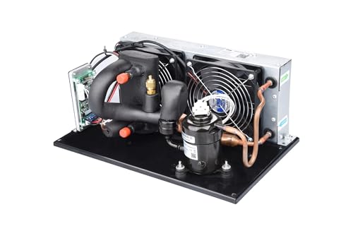 POOIQX Platten-Flüssigkeitskühler DV1920E-P, 24 V DC, 130 W Leistung, Kältemittel R134A, kompaktes und effizientes Kühlmodul,Industrielle Kühlgeräte – Bild 2