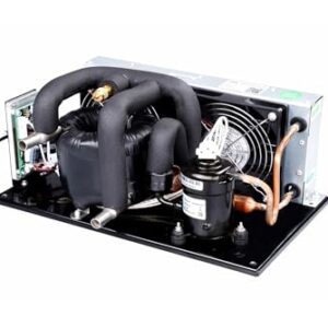 Alternative view of POOIQX Koaxialer Flüssigkeitskühler DV1930E-C, 48 V DC, 130 W Leistung, Kältemittel R134A, kompakt und effizient for Flüssigkeitskreislaufsysteme,Industrielle Kühlgeräte