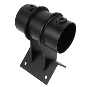 Artibetter 2 Stück Verstellbarer Sonnenschirmhalter aus Kohlenstoffstahl Stabiler Terrassen schirmständer Wetterfeste Schirmklemme für Geländer Passend für Schirmstangen