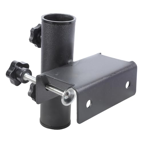 Verstellbarer Schirmständer aus Metall für Balkon - Tragbares Gartenzubehör Winddichter Sonnenschirmhalter für Terrassen und Terrassen Perfekter Schutz im Freien – Bild 6