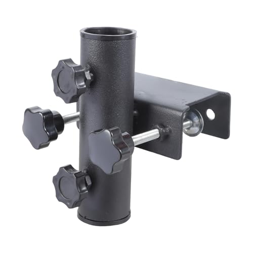 Verstellbarer Schirmständer aus Metall für Balkon - Tragbares Gartenzubehör Winddichter Sonnenschirmhalter für Terrassen und Terrassen Perfekter Schutz im Freien – Bild 7