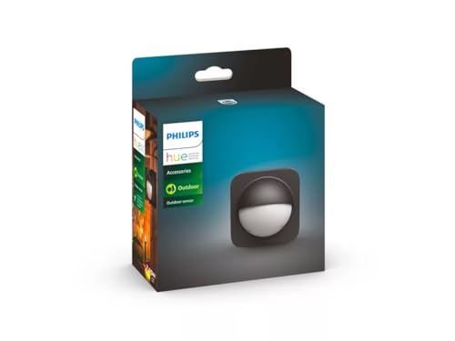 Philips Hue Outdoor Bundle – Kabelloser Bewegungssensor (IP54) Welcome Flutlicht 15 W (2300 lm) – Smarte Gartenbeleuchtung – Bild 7